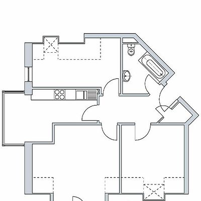 3-Zimmer-Genossenschaftswohnung in Hamburg Bergstedt